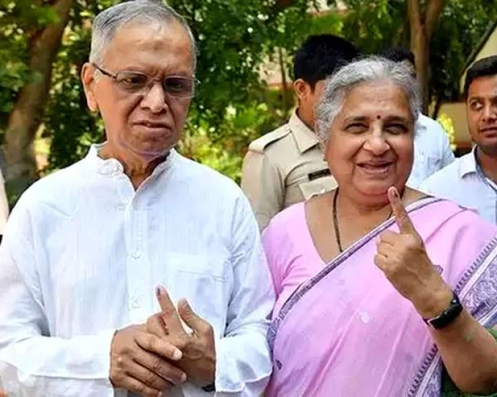 Narayan murthy cast vote