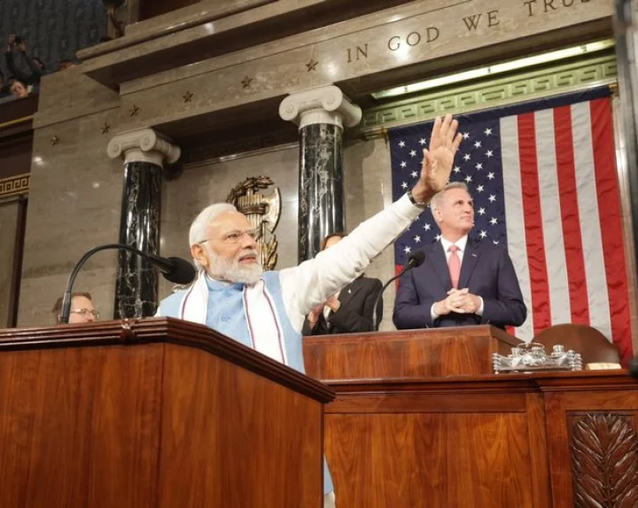 PM Modi in US congress