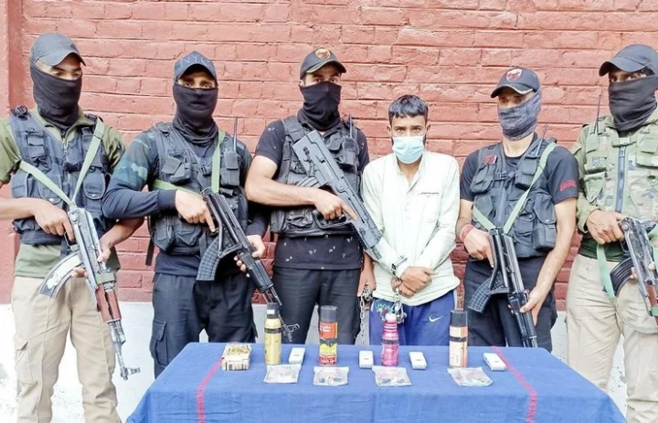 perfume bomb recovered