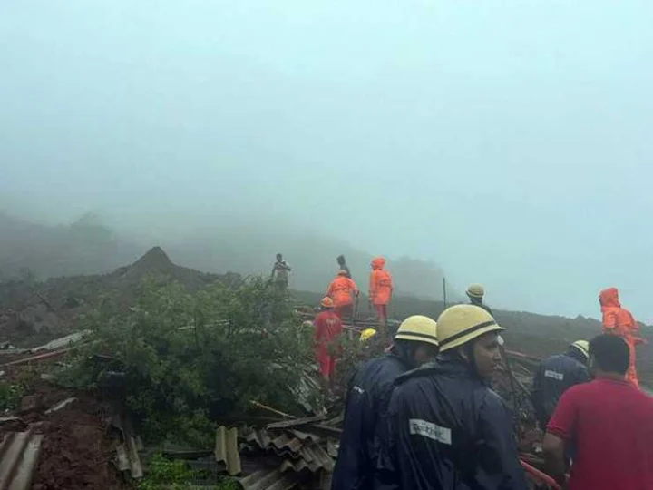 26 dead in landslide in Irshalwadi village