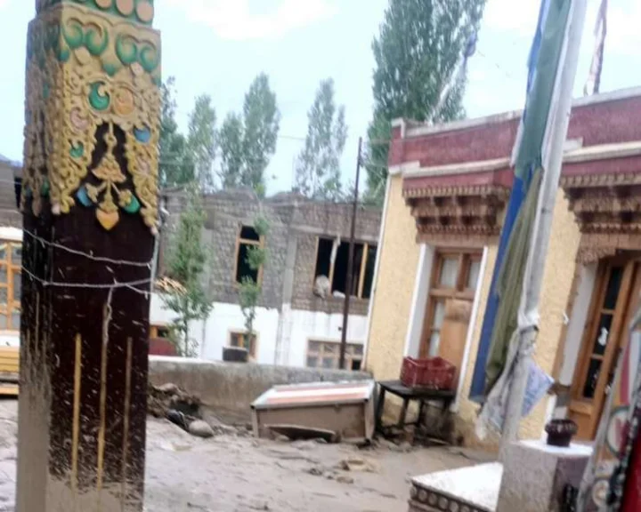 Cloud burst again in Leh after 10 years