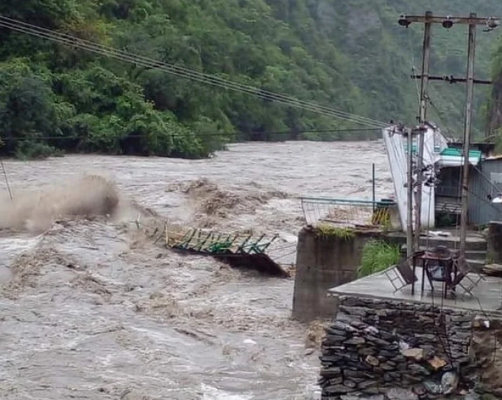 Heavy rains in Himachal Pradesh