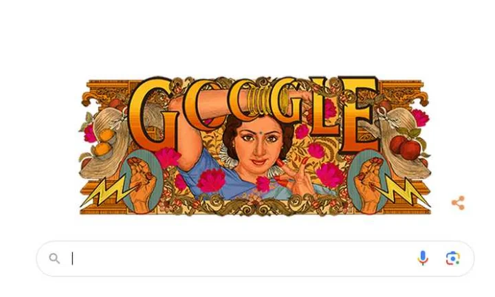 Google Doodle On Sridevi Birth Anniversary