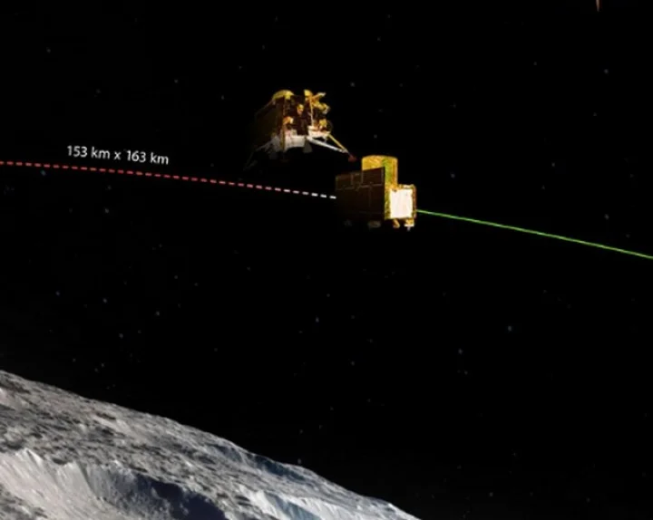 Lander Module separated from Propulsion Module