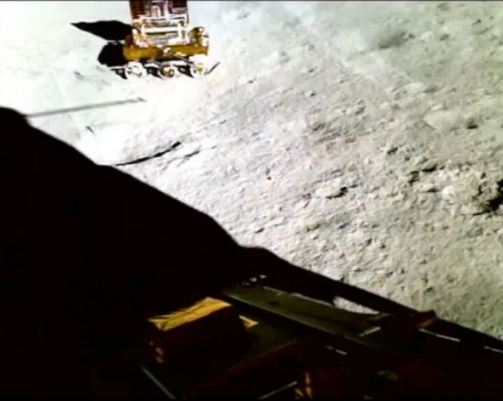 rover on moon