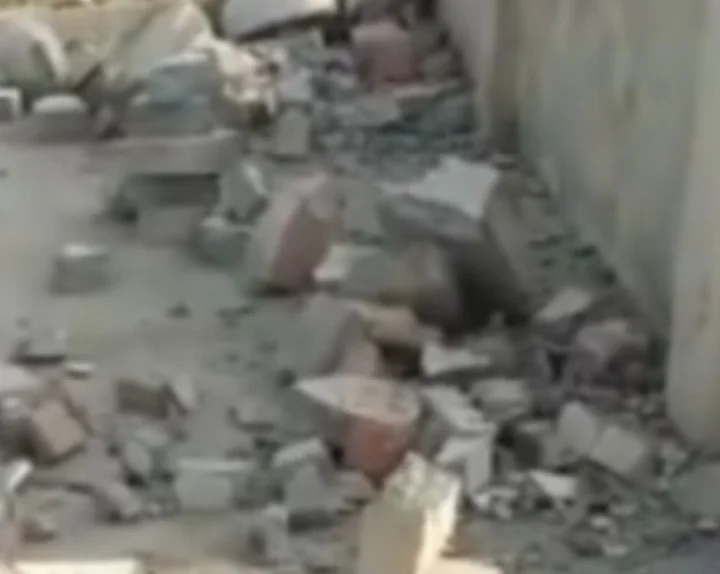 The minarets of religious places were demolished in Pakistan