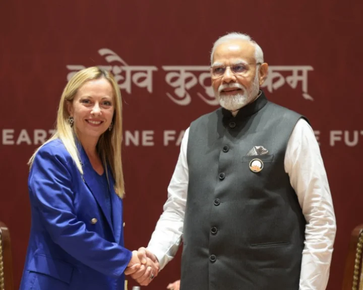 Prime Minister Narendra Modi Georgia Meloni