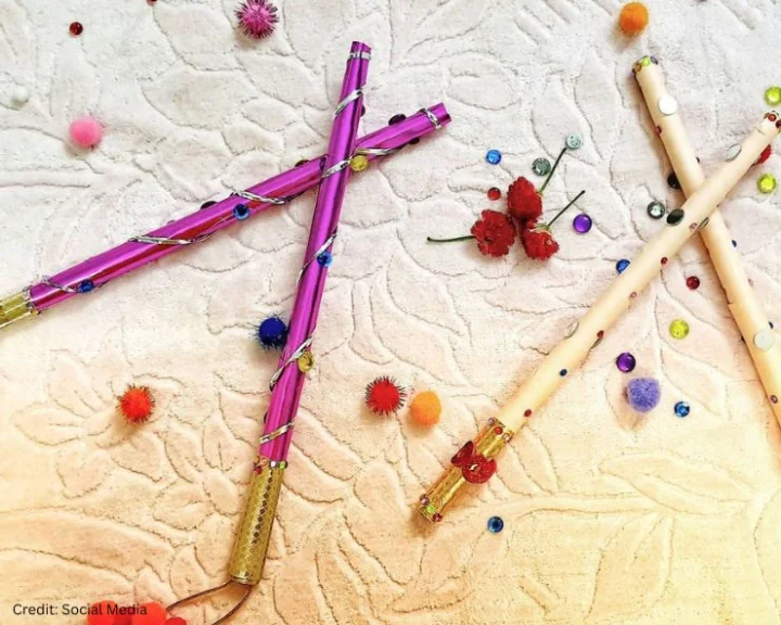 dandiya stick decoration ideas