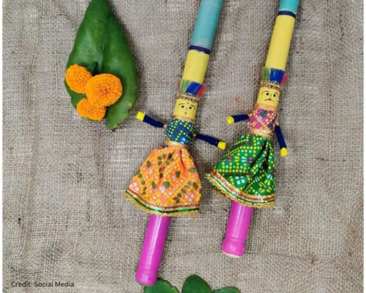 dandiya stick decoration ideas