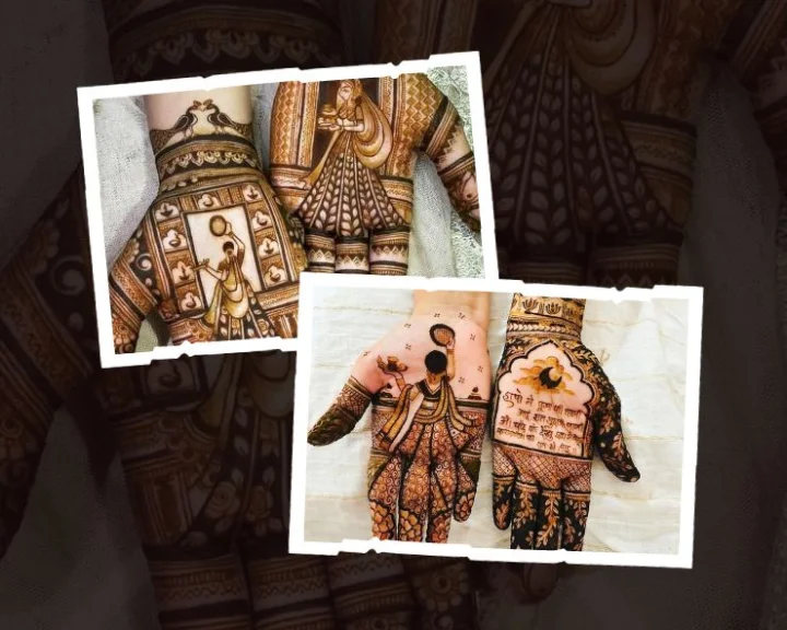 karwa chauth mehndi design 2023