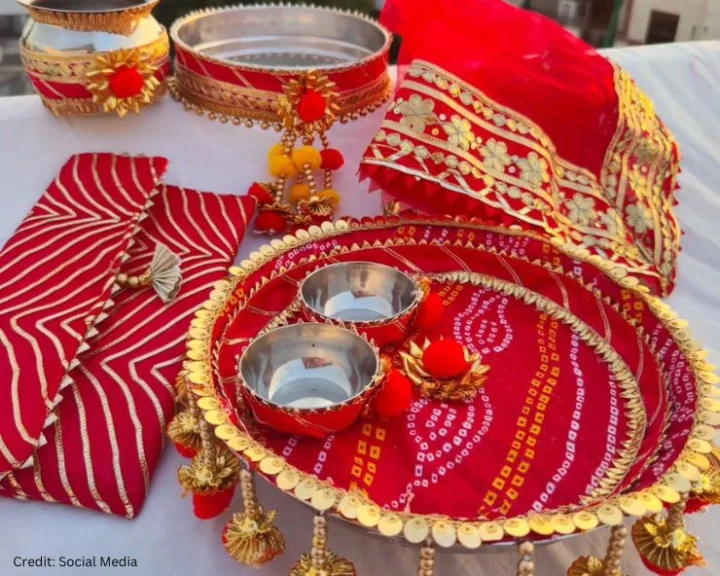 karwa chauth thali decoration ideas