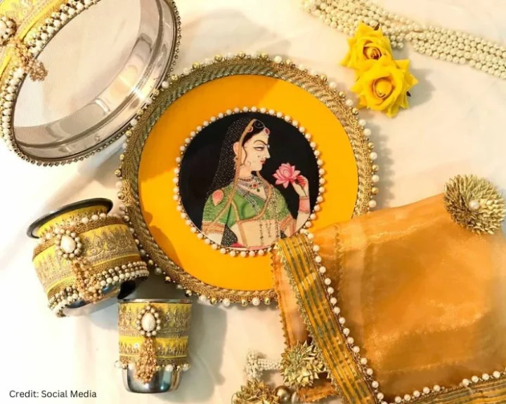 karwa chauth thali decoration ideas