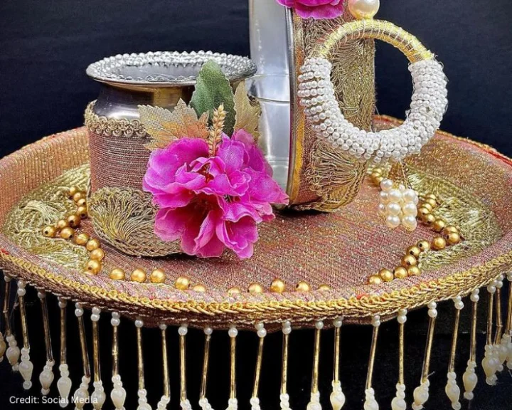 karwa chauth thali decoration ideas