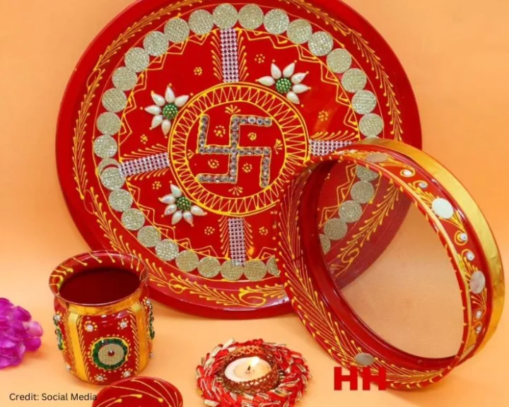 karwa chauth thali decoration ideas