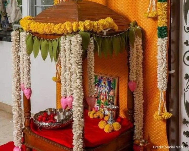 diwali pooja decoration ideas at home
