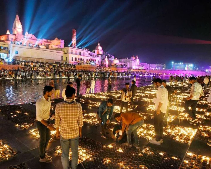 Grand festival of lights in Ayodhya