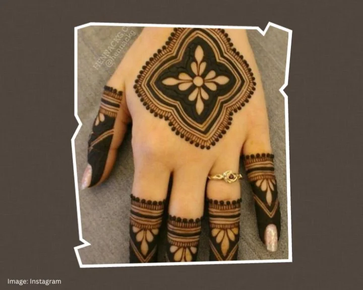 chhath puja mehndi design