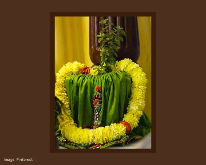 tulsi vivah decoration