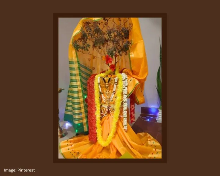 tulsi vivah decoration