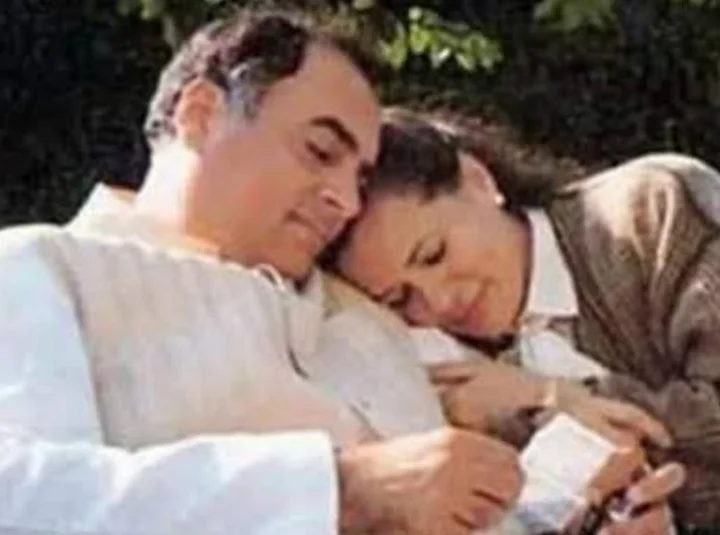rajiv gandhi sonia gandhi