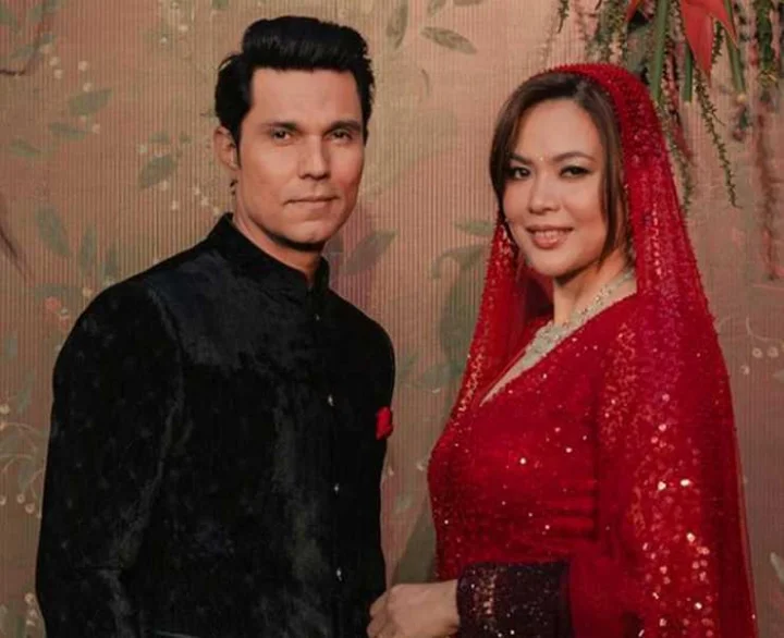 Randeep Hooda Lin Laishran Wedding Reception