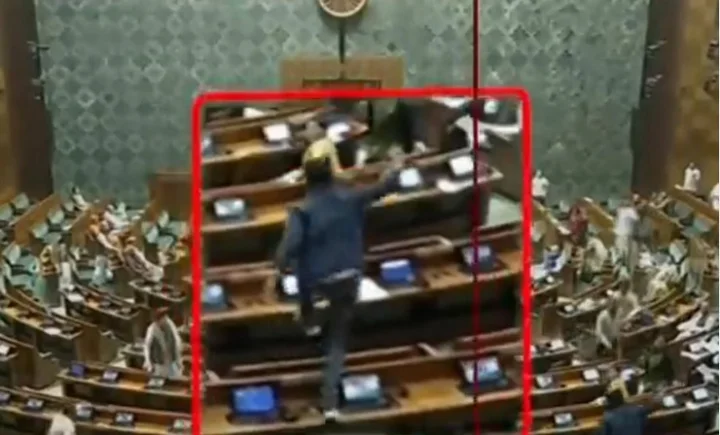 parliament security breach :