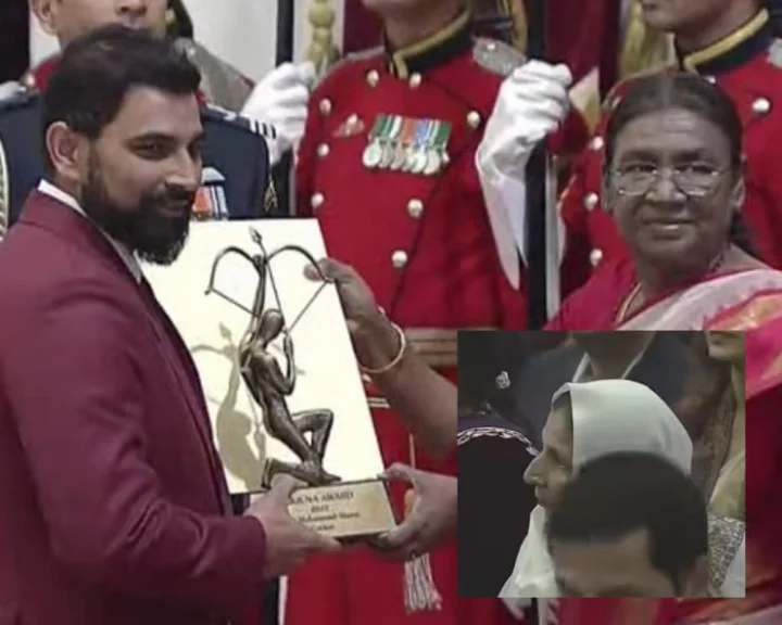 Mohammed Shami receives Arjuna Award for 2023 National Sports Award