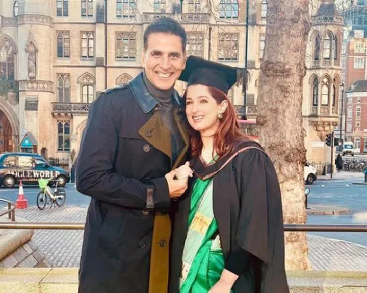 Twinkle Khanna graduated