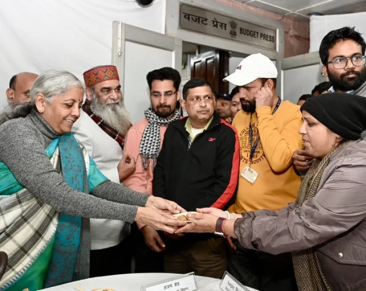 Preparations for the interim budget began with the Halwa ceremony