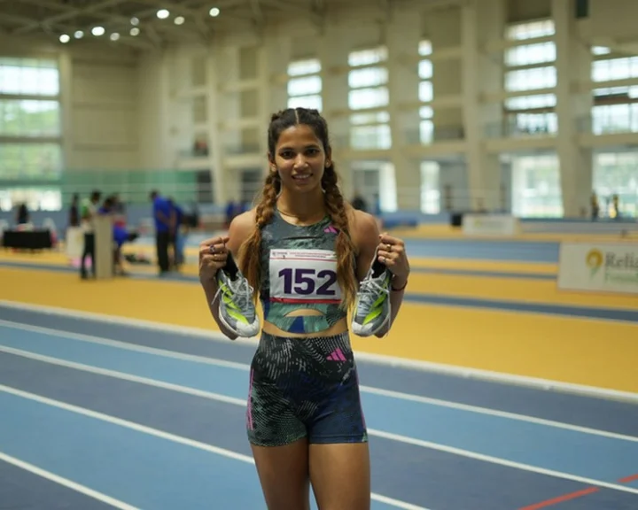 Jyoti Yaraji won gold medal in 60 meter hurdle race