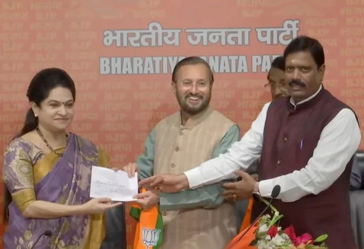 Former Kerala Chief Minister K. Karunakaran's daughter joins BJP