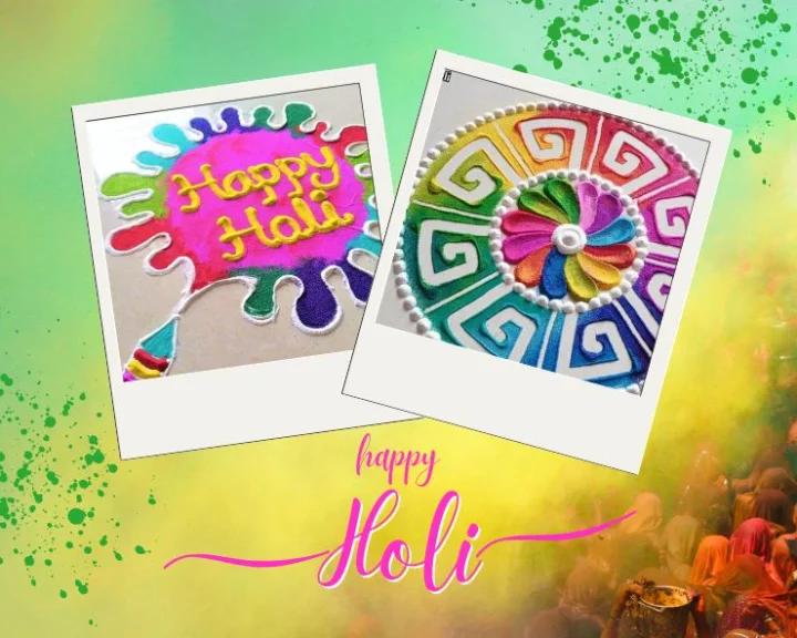 Holi Rangoli 2024