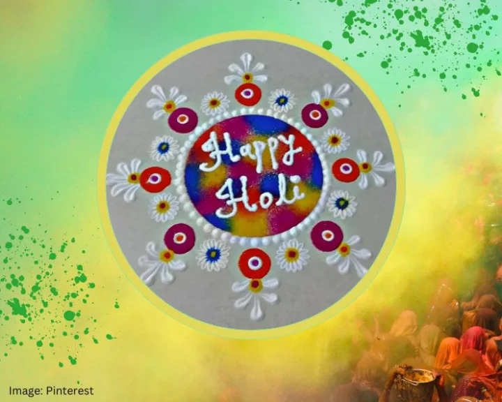 Holi Rangoli 2024