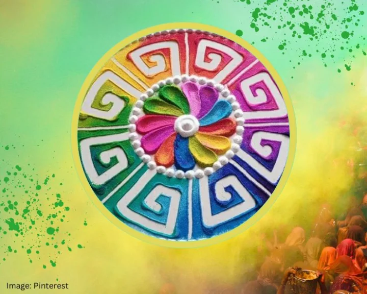 Holi Rangoli 2024
