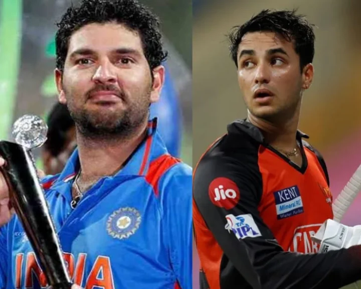Abhishek Sharma yuvraj singh csk vs srh