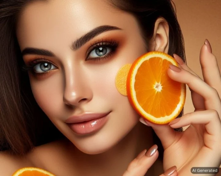 Orange Face Mask At Home
