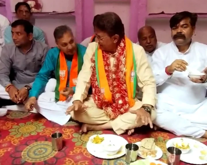 Arun Govil took food at Valmiki's house