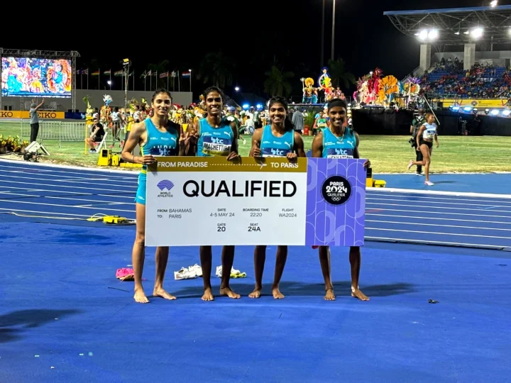 Women’s And Men’s 4x400m Relay Teams qualfied for paris olympics
