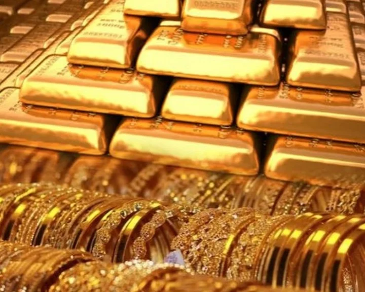 Big fall in gold