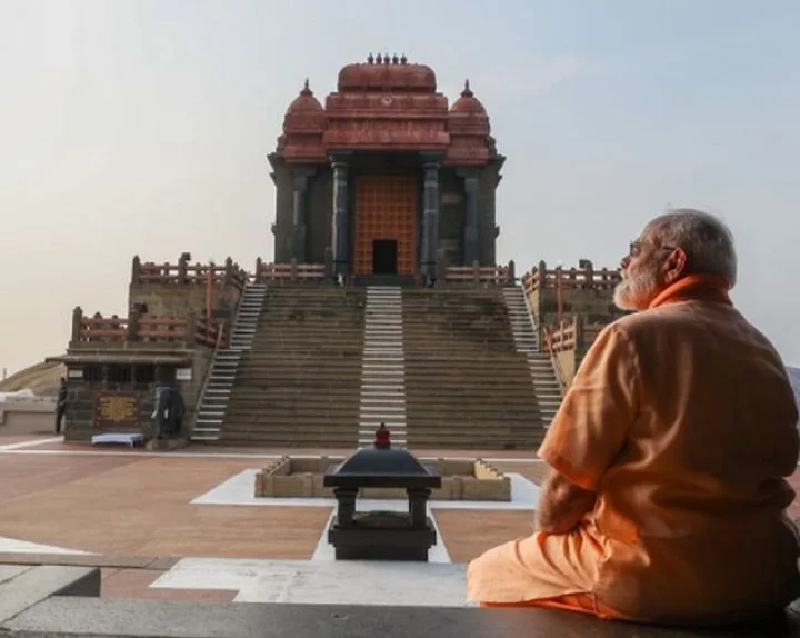 PM Modi on vivekanand rock