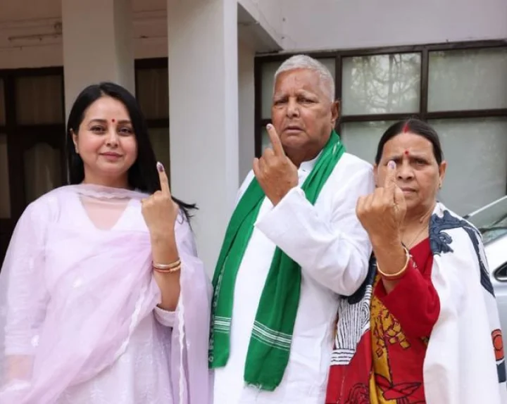lalu yadav voting