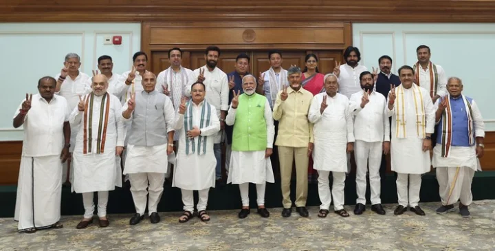 Narendra Modi became the leader of NDA