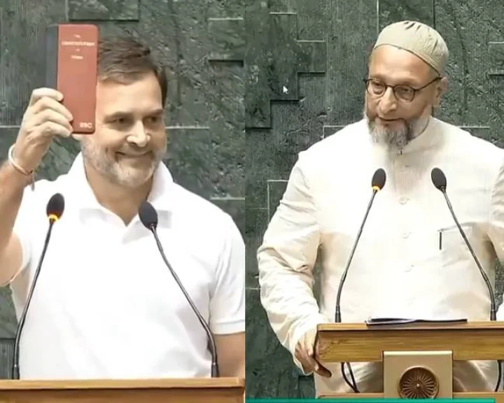 Oath of MPs in Lok Sabha