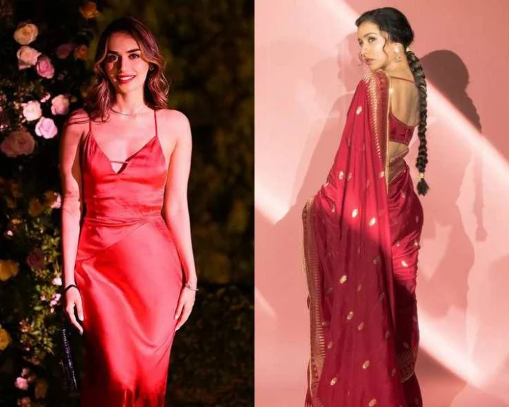 Bollywood actresses in red dress