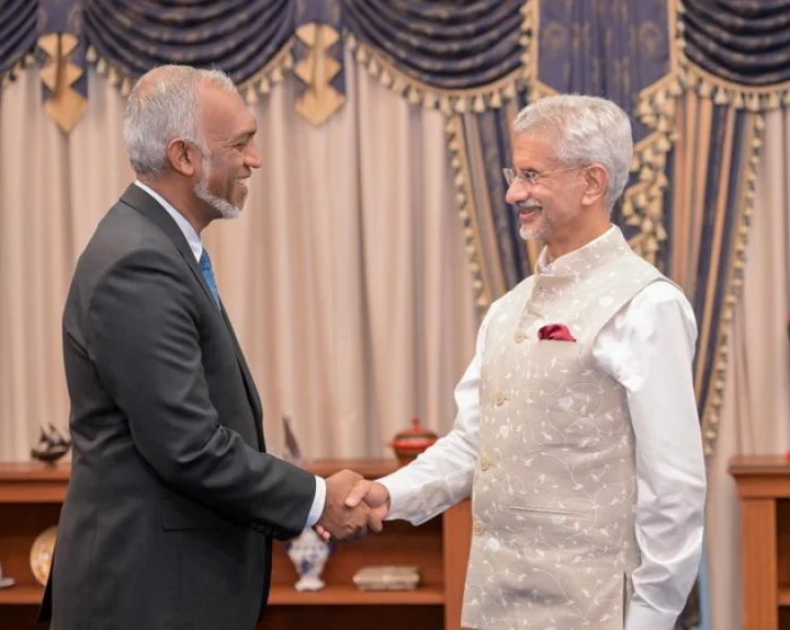 muizzu with jaishanker