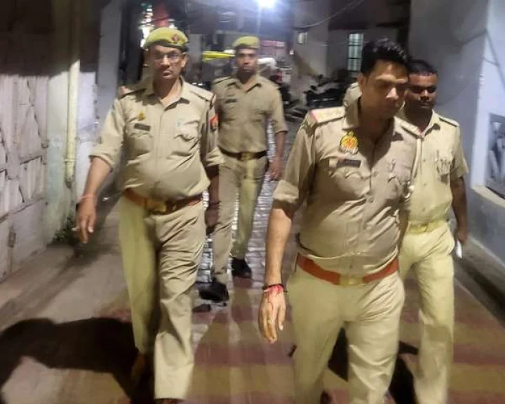 A person was tied to a pole and beaten in Badaun