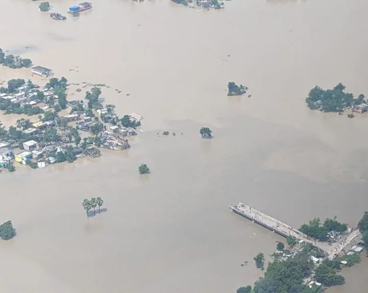 Floods in Garo Hills area of ​​Meghalaya