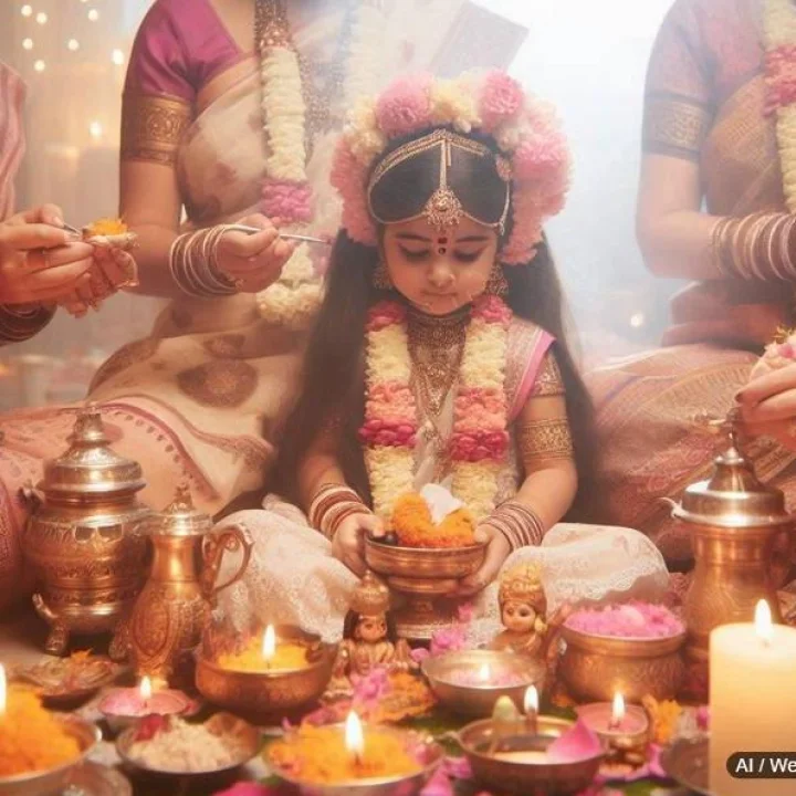 kanya pujan in gujarati