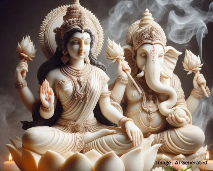 दिवाली पूजा के बाद मूर्ति का क्या करें