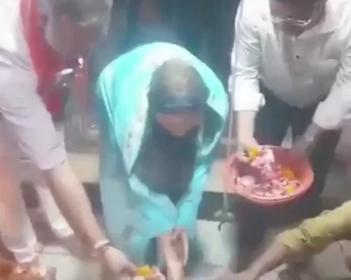 Controversy escalates over SP candidate Naseem Solanki's Jalabhishek